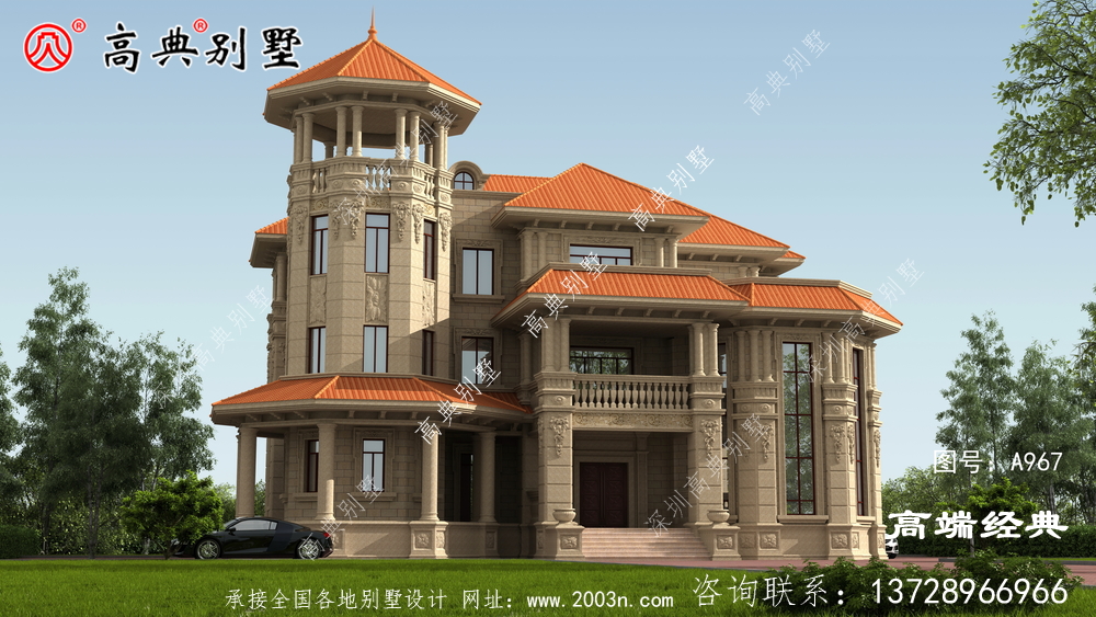 华阴市三层自建房设计，小户型不等于土气，看看你就知道了